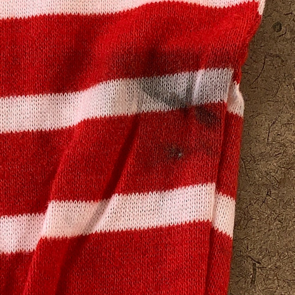 Colsie Women's Size Small Red Striped 3 Piece Pajama Set & Headband NWT *Flaw - Picture 8 of 12